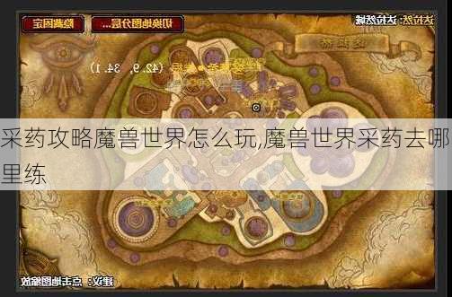 采药攻略魔兽世界怎么玩,魔兽世界采药去哪里练