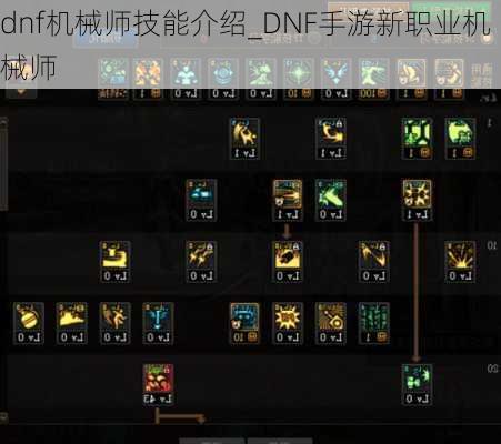 dnf机械师技能介绍_DNF手游新职业机械师