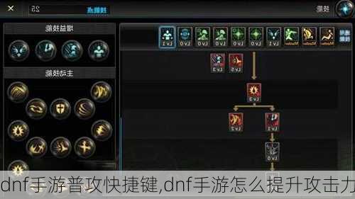 dnf手游普攻快捷键,dnf手游怎么提升攻击力