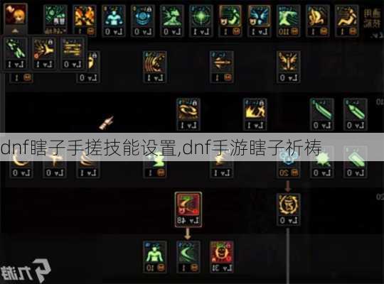 dnf瞎子手搓技能设置,dnf手游瞎子祈祷