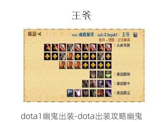 dota1幽鬼出装-dota出装攻略幽鬼