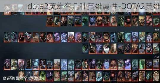 dota2英雄有几种英雄属性-DOTA2英雄