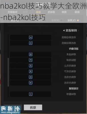 nba2kol技巧教学大全欧洲步-nba2kol技巧