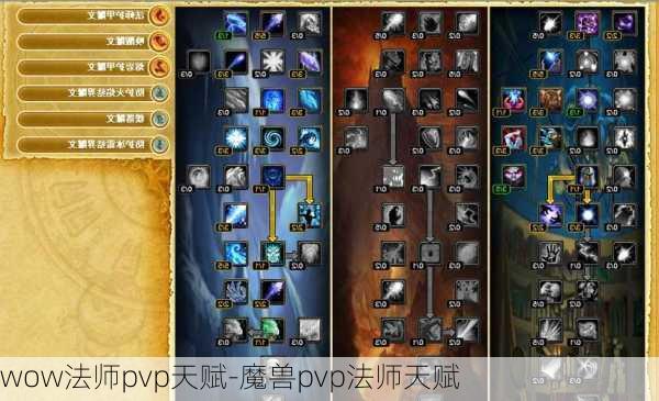 wow法师pvp天赋-魔兽pvp法师天赋