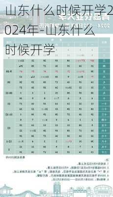 山东什么时候开学2024年-山东什么时候开学